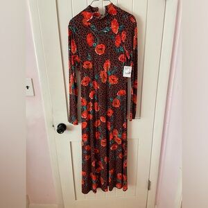 Free People Retro Romance Midi Dress
